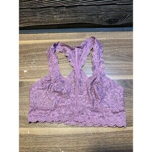 FELINA LACE BRALETTE. RACERBACK LILAC Small